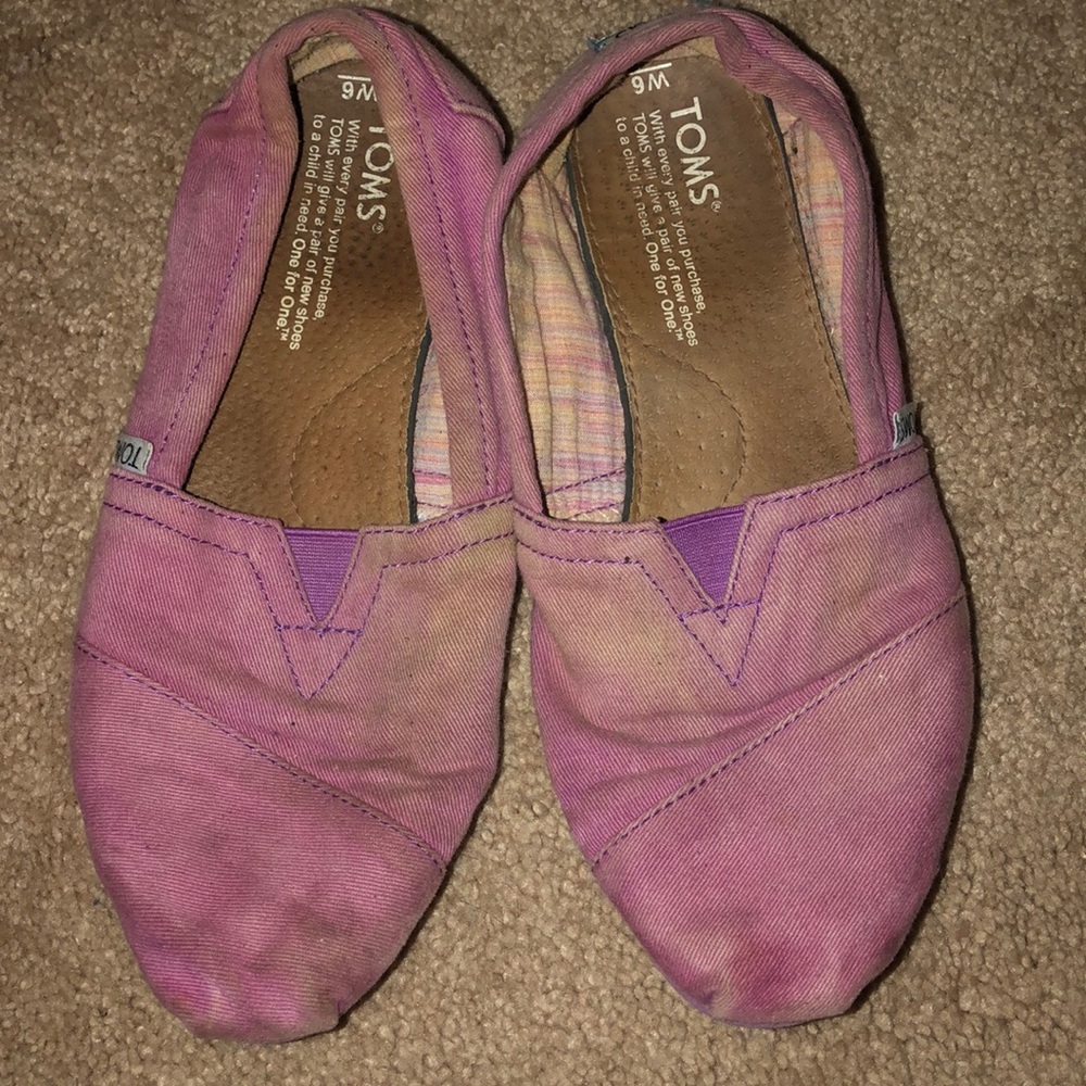 Faded purple toms!